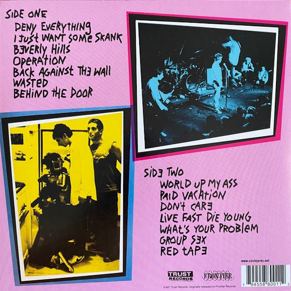 Circle Jerks - Group Sex (40th Anniversary reissue) - LP