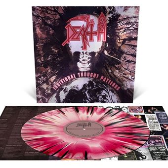 Death - Individual Thought Patterns - Reissue-foil Jacket - Pink, White And Red Merge With Splatter - LP - Color
