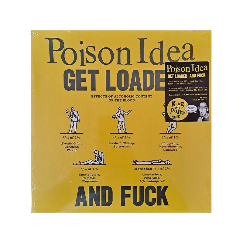 Poison Idea - Get Loaded And Fuck - 12"