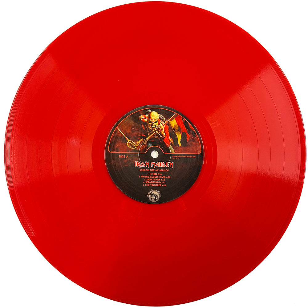 IRON MAIDEN 2xLP Scream For Me Munich (Red Coloured Vinyls) 250 Copies