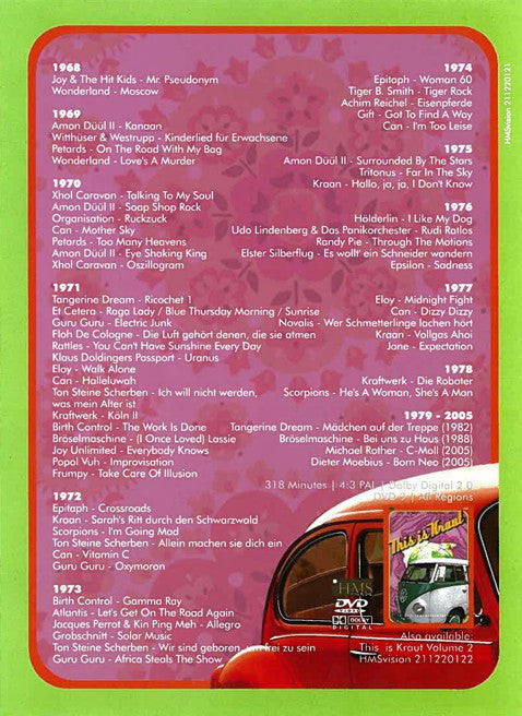 VARIOUS DVD This Is Kraut Volume 1 (Digipack)
