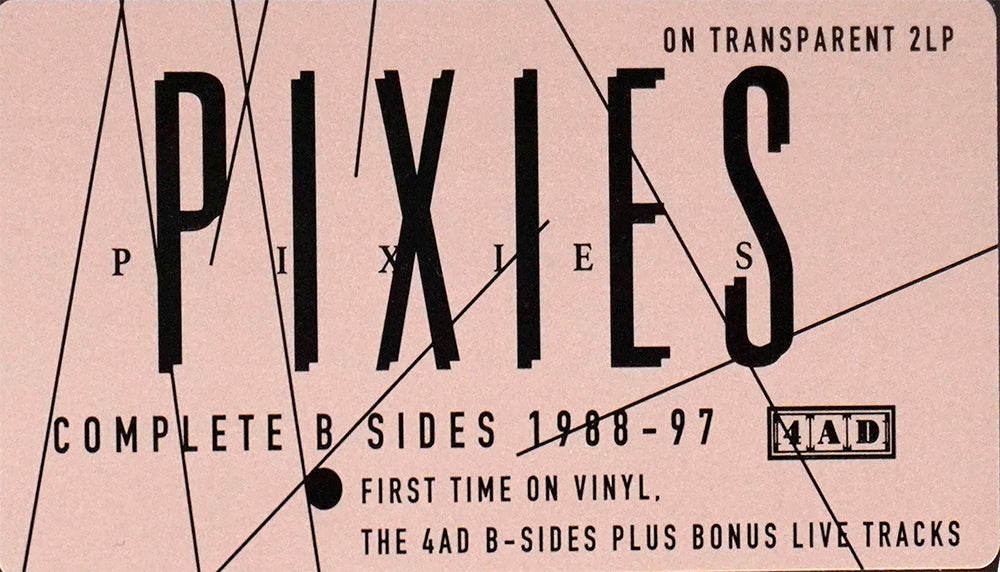 PIXIES 2xLP Complete B Sides: 1988-97 (Transparent Vinyl plus Bonus Live Tracks)