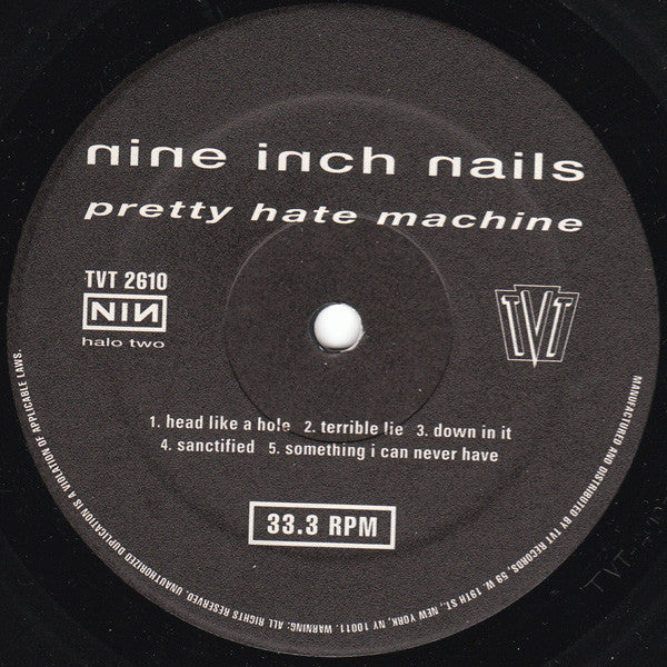 NINE INCH NAILS LP Pretty Hate Machine (180 Grams Heavyweight Vinyl) with insert