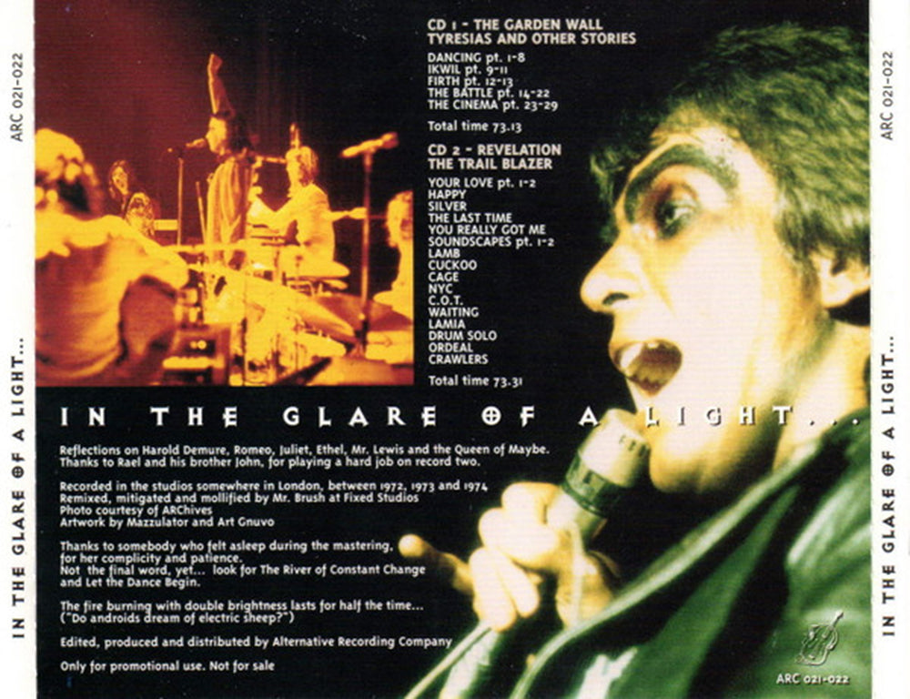 GENESIS 2xCD In The Glare Of A Light...