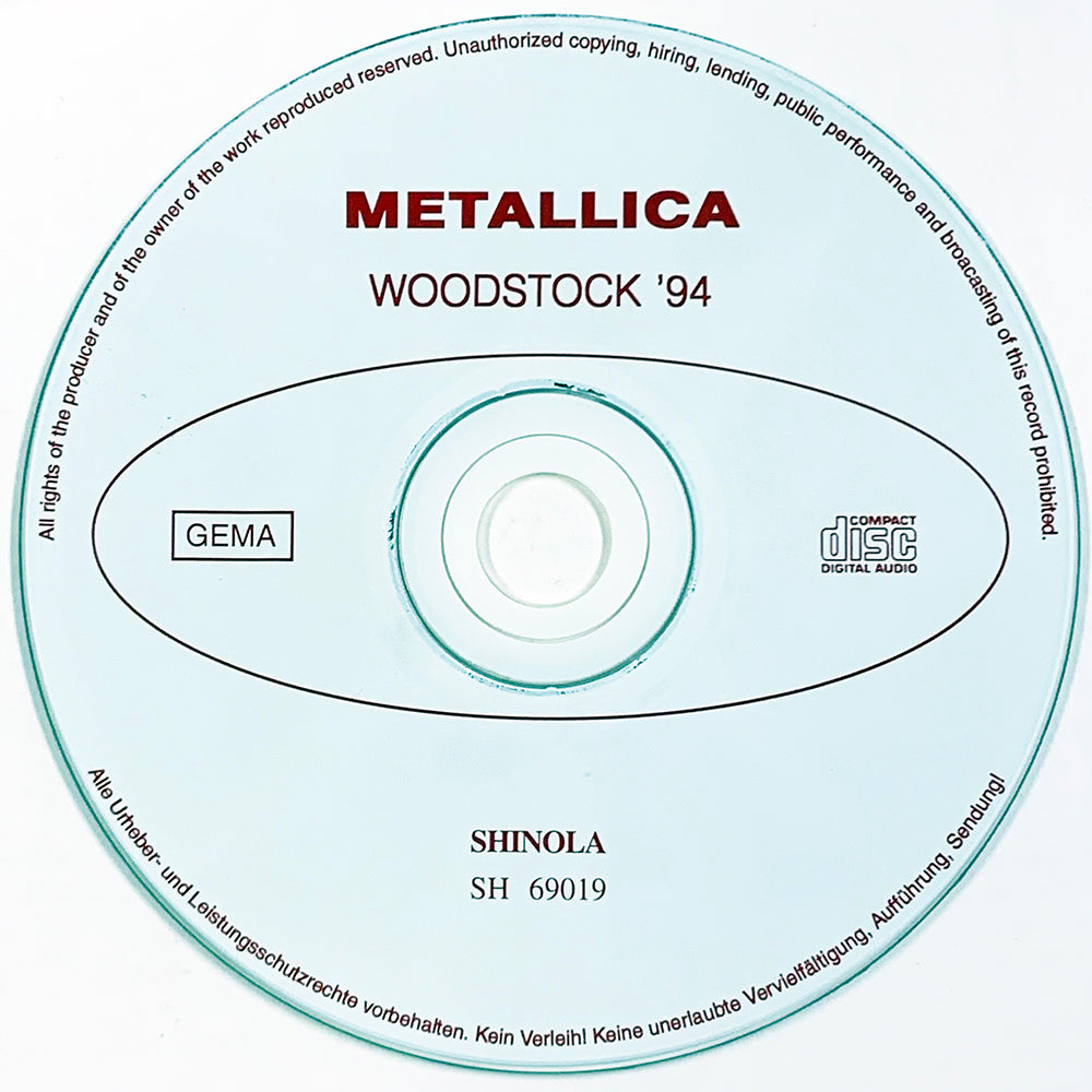 METALLICA CD Woodstock '94