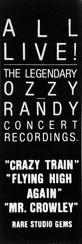 OZZY OSBOURNE 2xLP Randy Rhoads Tribute (Silver-Coloured Vinyl)