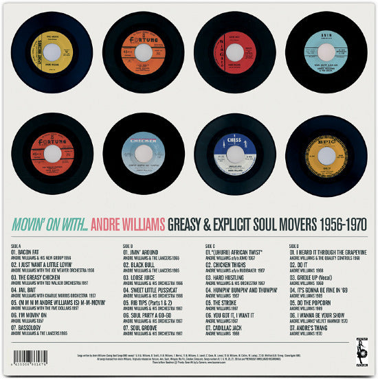 ANDRE WILLIAMS CD Movin' On With Andre Williams