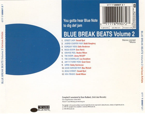 VARIOS CD Blue Break Beats Volume 2