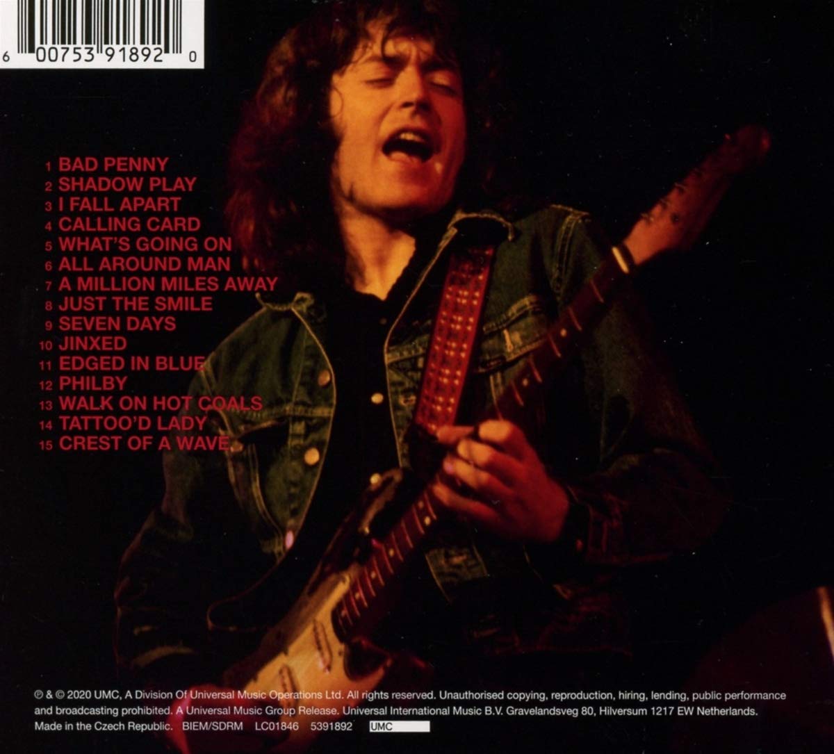 RORY GALLAGHER CD