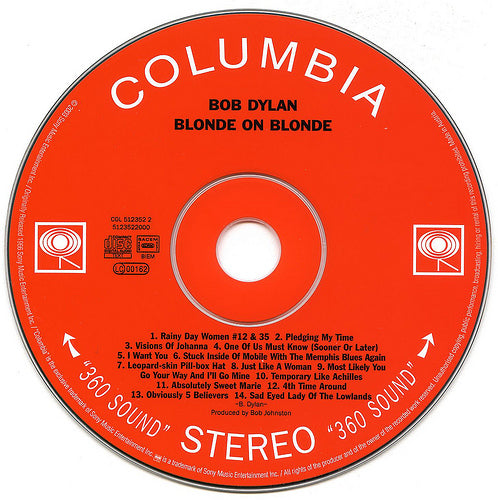 BOB DYLAN CD Blonde on Blonde (Remastered)