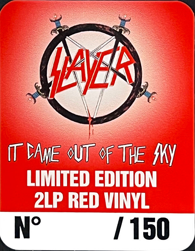 SLAYER 2xLP It Came Out Of The Sky (Red Coloured Vinyl) PROMO EDITION
