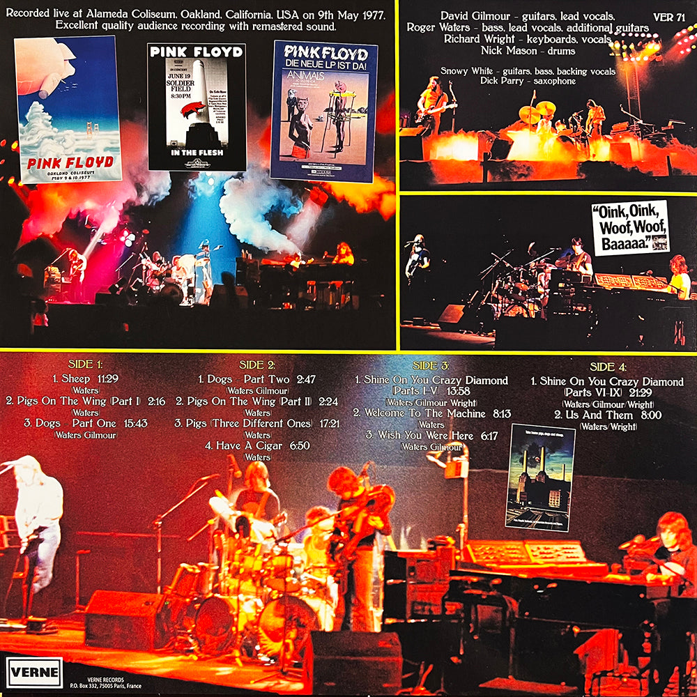 PINK FLOYD 2xLP Live In Oakland 1977 (500 Copies)