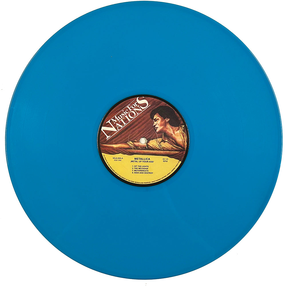 METALLICA LP Metal Up Your Ass (Blue Coloured Vinyl) with Poster!