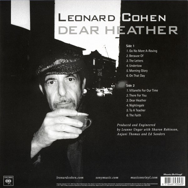 LEONARD COHEN LP Dear Heather (180 grams audiophile vinyl)