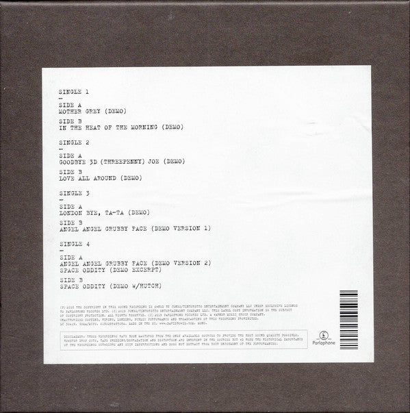 DAVID BOWIE BOX SET 4x7 Spying Through A Keyhole (Demos And Unreleased Songs)
