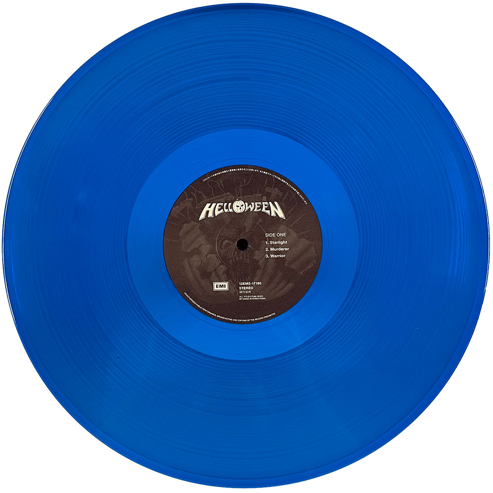 HELLOWEEN LP Helloween (Blue Translucid Colour) with OBI