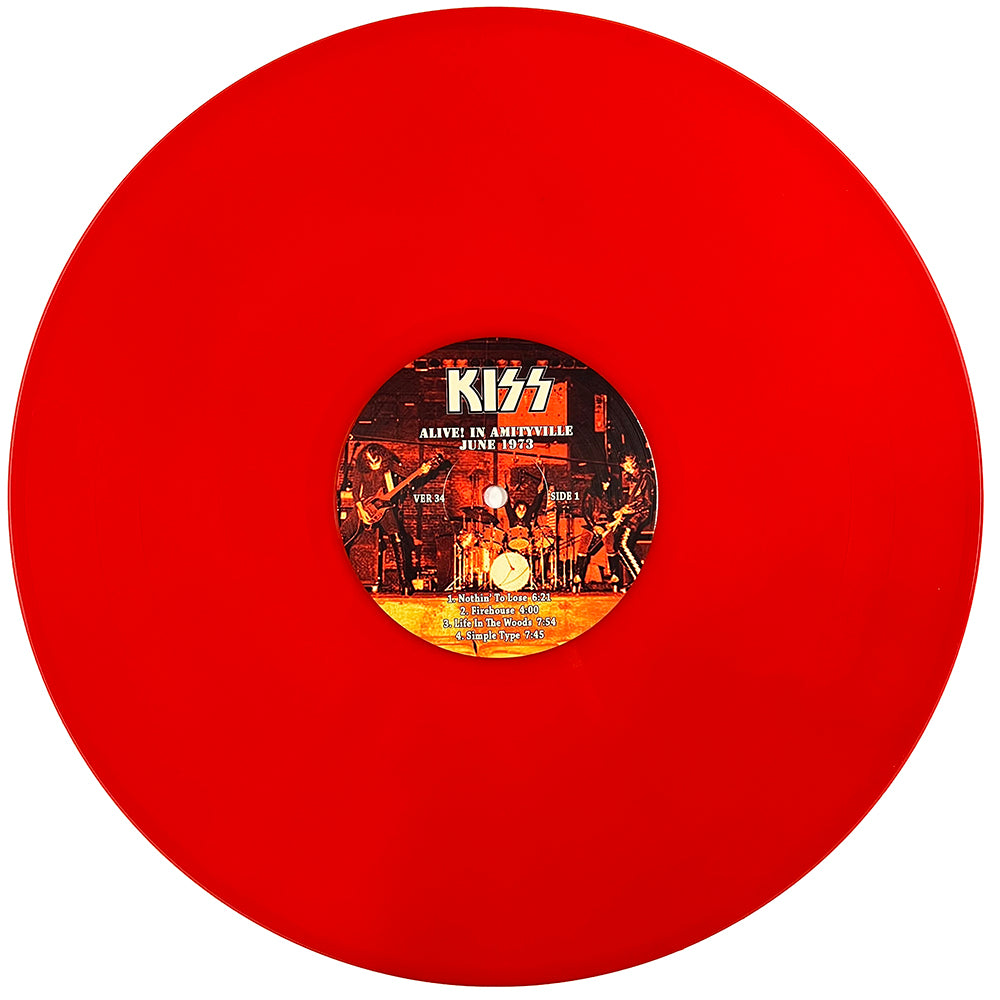 KISS LP Alive! In Amityville, June 1973 (Red Coloured Vinyl)