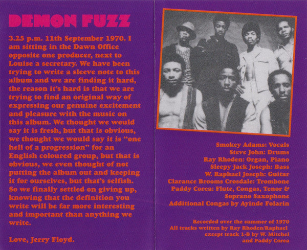 DEMON FUZZ CASSETTE Afreaka! (White Coloured)