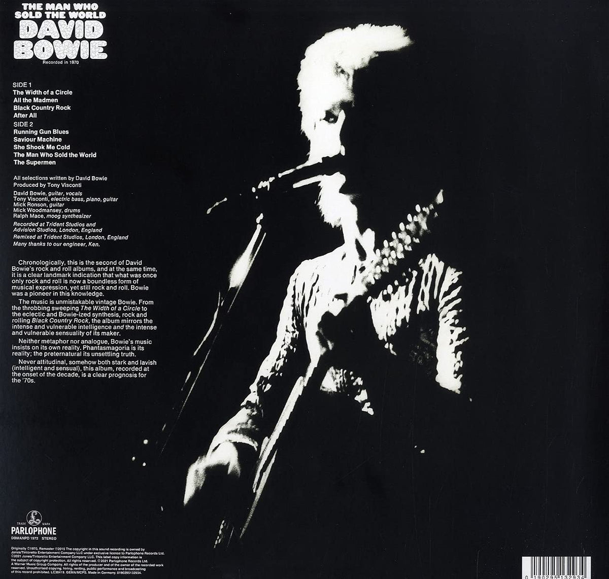 DAVID BOWIE LP Man Who Sold The World (Picture Disc with Poster)