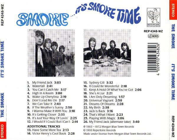 THE SMOKE CD ...It's Smoke Time + Bonus Tracks