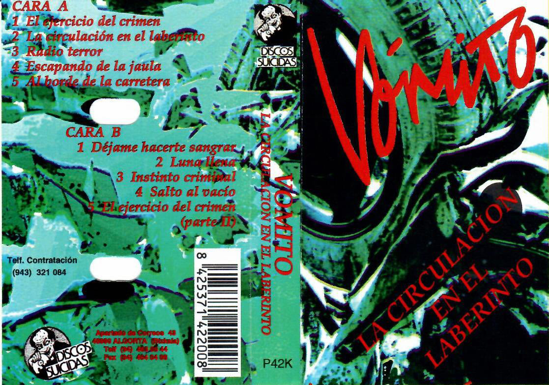Vomito - La Circulacion En El Laberinto - Cassette