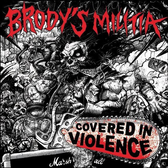 Brody's Militia - Covered In Violence (CD, Comp, S/Edition, Sli)