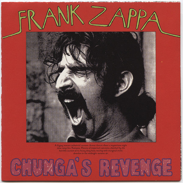 Frank Zappa – Chunga's Revenge - CD - Punch Hole At Back Cover / Pequeño Agujero en la Contraportada - Muy Buen Estado / Very Good Condition (M- / VG+)