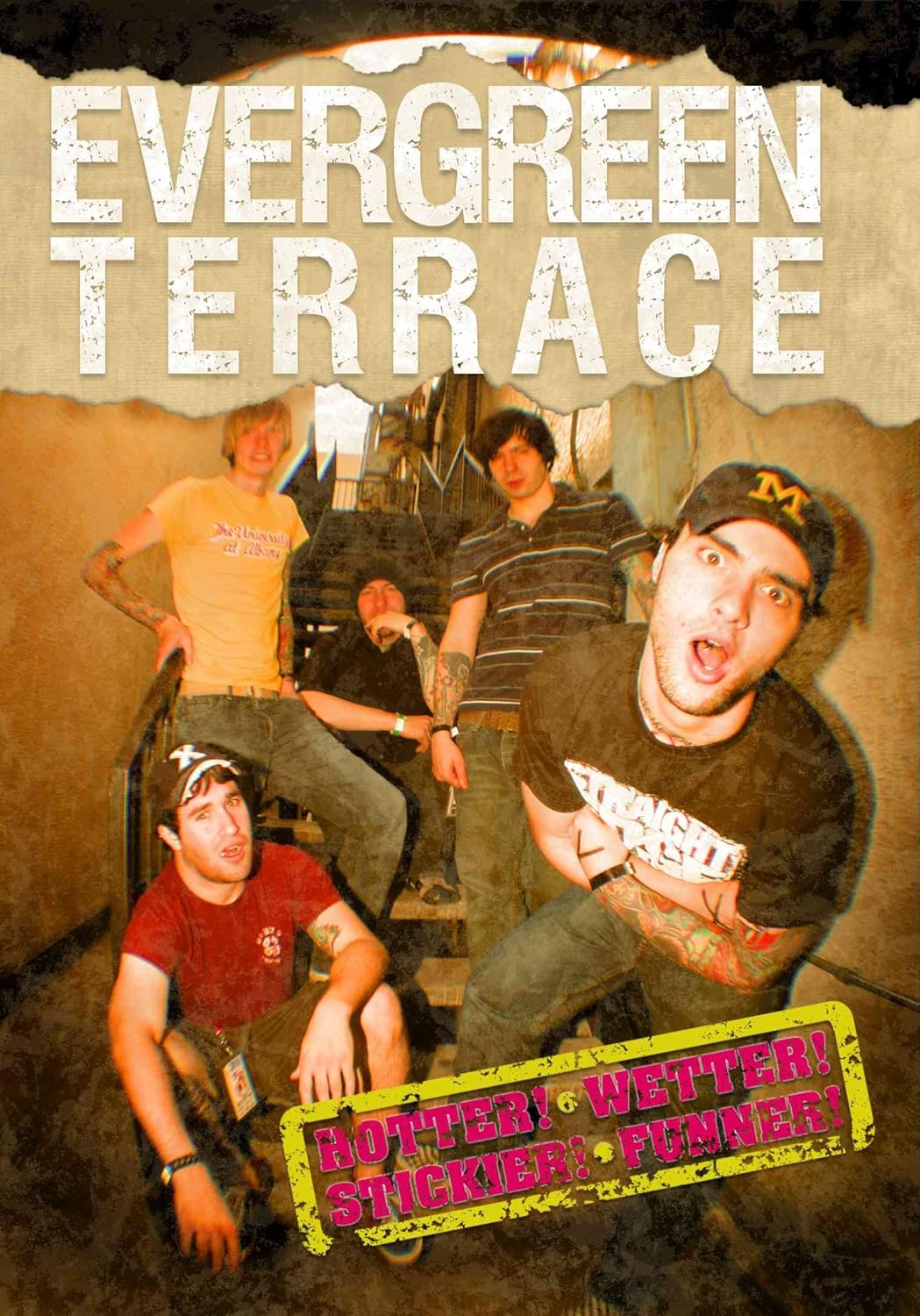 Evergreen Terrace – Hotter! Wetter! Stickier! Funner! - DVD - 2004 - Eulogy Recordings – EUL56 - DVD Como Nuevo (M-) / Portada Como Nueva (M-)
