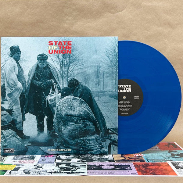 Various - State Of The Union - DC Benefit Compilation (LP, Comp, RE, Azul/Blue)
