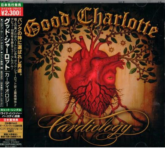 Good Charlotte – Cardiology - CD - Japanese Edition - With OBI - 2010 - Capitol Records – TOCP-66970 - New and unplayed but not sealed.