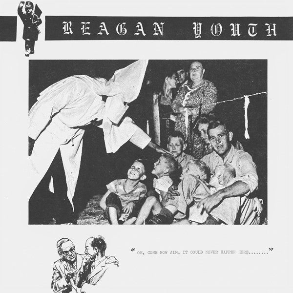 Reagan Youth – Youth Anthems For The New Order - LP - Clear - Unofficial - White Sticker on Back Cover - Good Condition (M- / VG)