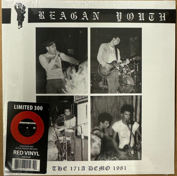 Reagan Youth – The 171A Demo 1981 - 7" - RED - 2023 - New Red Archives – CLO4123 - NEW / SEALED.