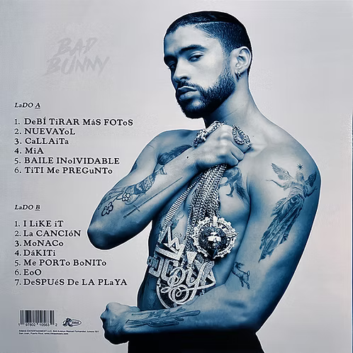 BAD BUNNY LP Best of Bad Bunny (Blue Coloured Vinyl)