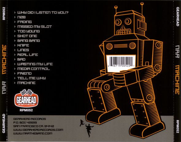 NRA – Machine - CD - Muy Buen Estado / Very Good Condition (VG+ / M-)