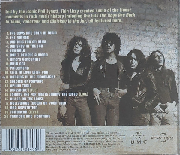 Thin Lizzy – Waiting For An Alibi - The Collection - CD - New, unplayed but not sealed.