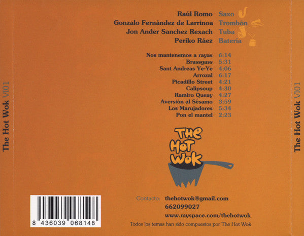 The Hot Wok – Electro Funky Jazz Brass - CD - NEW / SEALED.