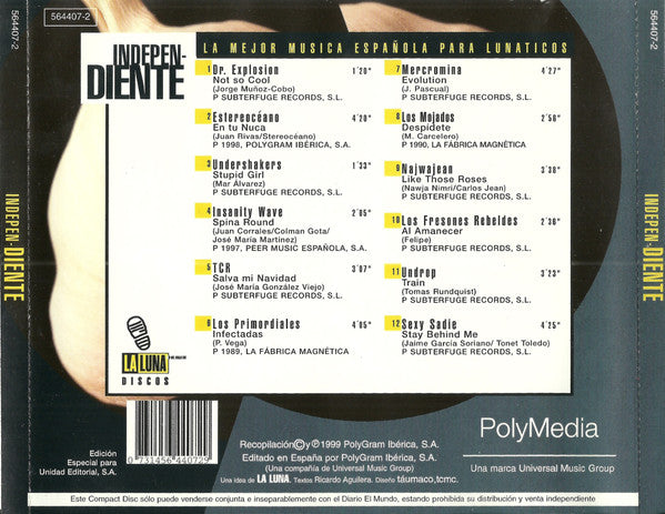 Indepen-Diente - CD - NUEVO / PRECINTADO - NEW / SEALED.