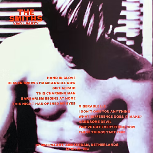 THE SMITHS LP Vinyl Party (Amber Marbled Coloured Vinyl)
