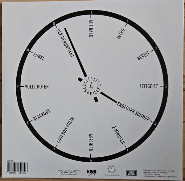 4 Promille - Zeitgeist (LP, Album)