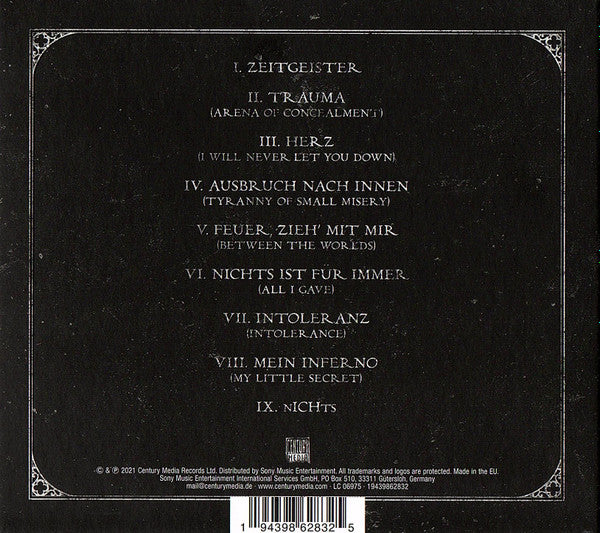 Caliban – Zeitgeister - CD - Digipak - 2021 - Century Media – 19439862832 - NUEVO - PRECINTADO / NEW – SEALED.