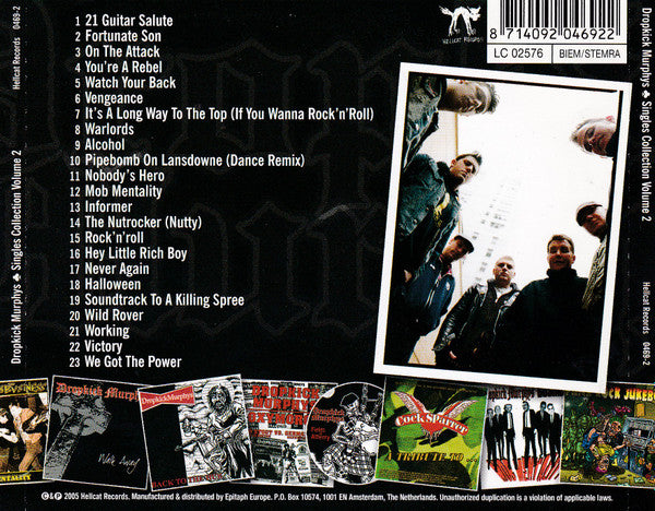 Dropkick Murphys – Singles Collection Volume 2 - CD - Very Good Condition (VG+ / M-)