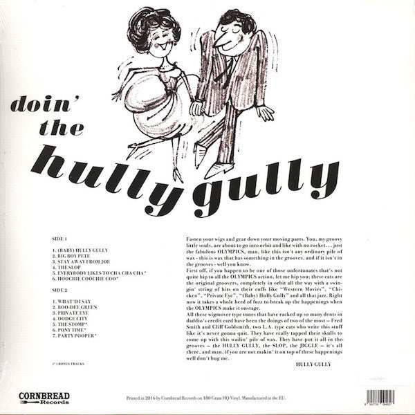 The Olympics – Doin' The Hully Gully - LP - 2016 - Cornbread Records – CRNBR16006