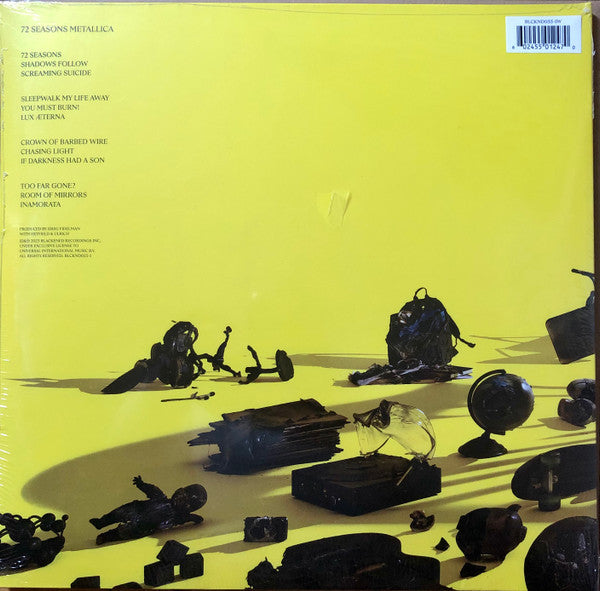 Metallica – 72 Seasons - 2xLP - Yellow And Black Marbled - Blackened – BLCKND055-1, Blackened – BLCKND055-1W - NUEVO / PRECINTADO - NEW / SEALED.