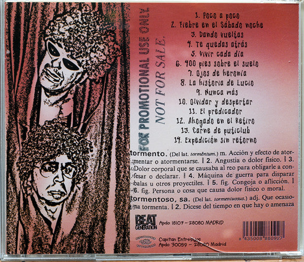 Captain Entresijos – Dando Tormento - CD - 2001 - Beat Generation – BEAT 006