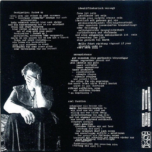 Bombenalarm – Bombenalarm - 7" - Blanco/White - 2004 - Unsociable – Hellache 008 - Como Nuevo / Like New (M- / M-)