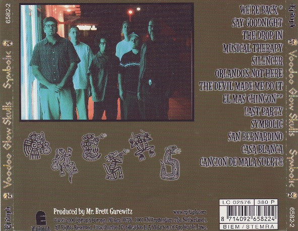 Voodoo Glow Skulls – Symbolic - CD - Nuevo sin usar pero no precintado / New and unplayed but not sealed.