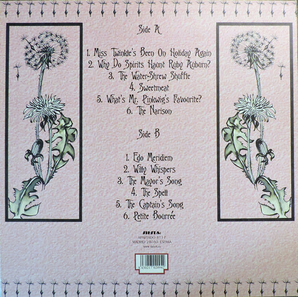 Scarlet's Well – Strange Letters - LP - 1999 - Siesta – SIESTA 94 - Nuevo sin usar pero no precintado / New unplayed but not sealed.