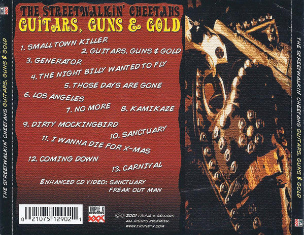 The Streetwalkin' Cheetahs - Guitars, Guns & Gold (CD, Enh)