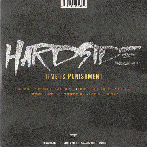 Hardside – Time Is Punishment - CD - 2012 - 6131 Records – 6131046