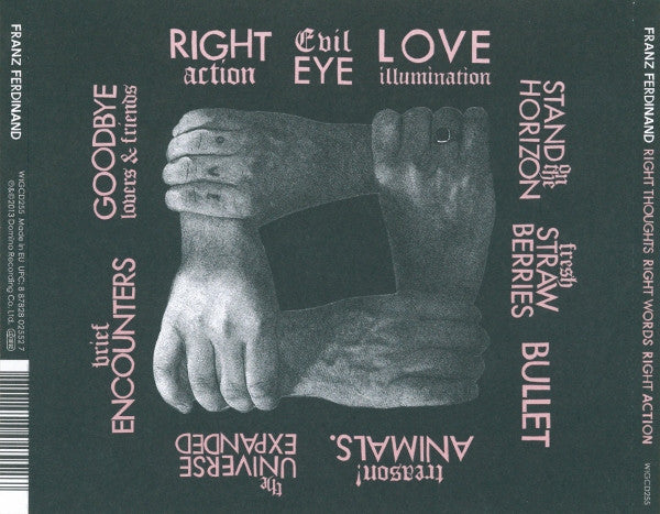 Franz Ferdinand – Right Thoughts, Right Words, Right Action - CD - CD Like New / Cover Like New (M-/M-)